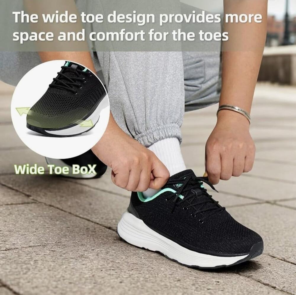 Ff. MSRP $60 NWB ORTHOCOMFOOT ORTHOPEDIC ARCH SUPPORT WALKING TENNIS ♡SIZE 6.5♡